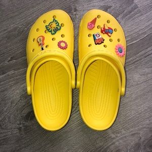 NWOT Yellow Classic CROCS
